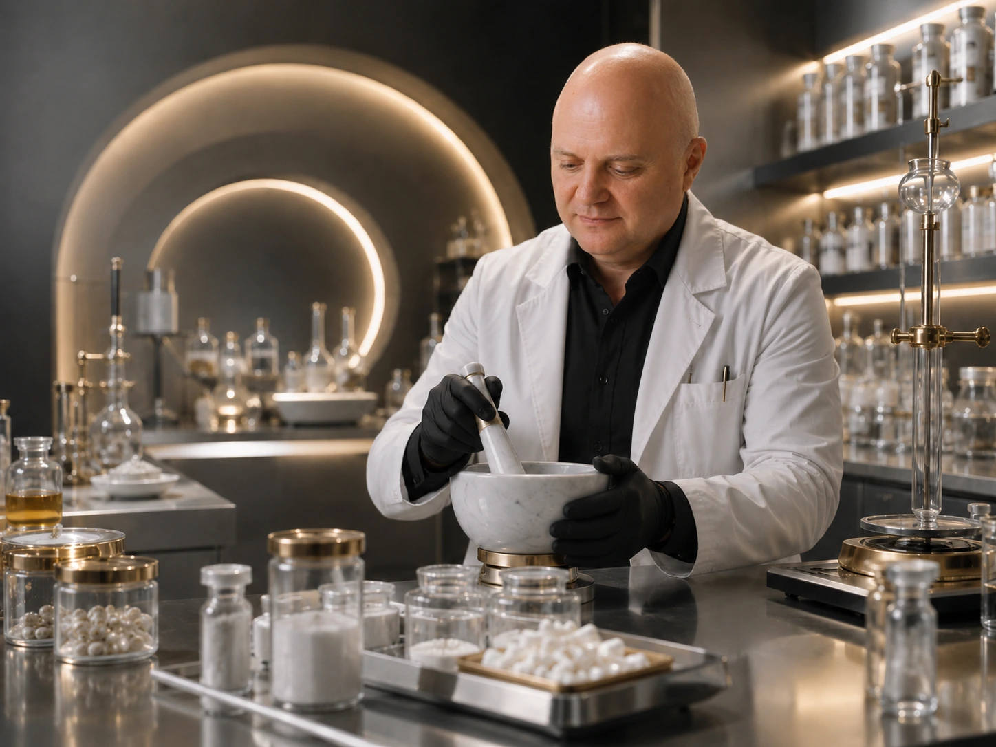 Compounding pharmacy laboratory